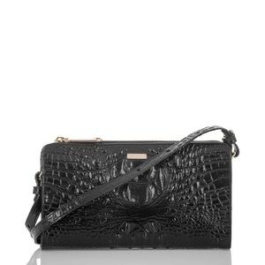 SIENNA Featured in Black Melbourne, our signature croc-embossed Genuine leather.